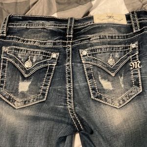 Miss Me boot cut size 27 jeans back to school deal